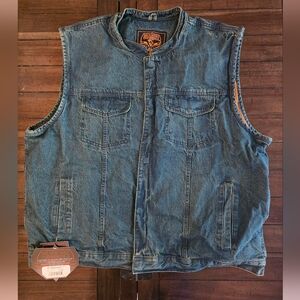 Denim Sleeveless Jacket